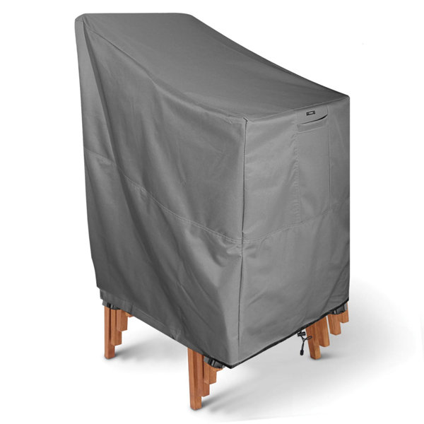 Arlmont & Co. Heavy Duty Premium Stackable Patio Chair Cover & Reviews